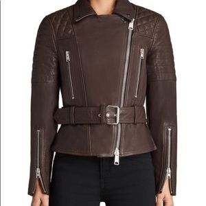 All Saints Leather Jacket, New with Tags